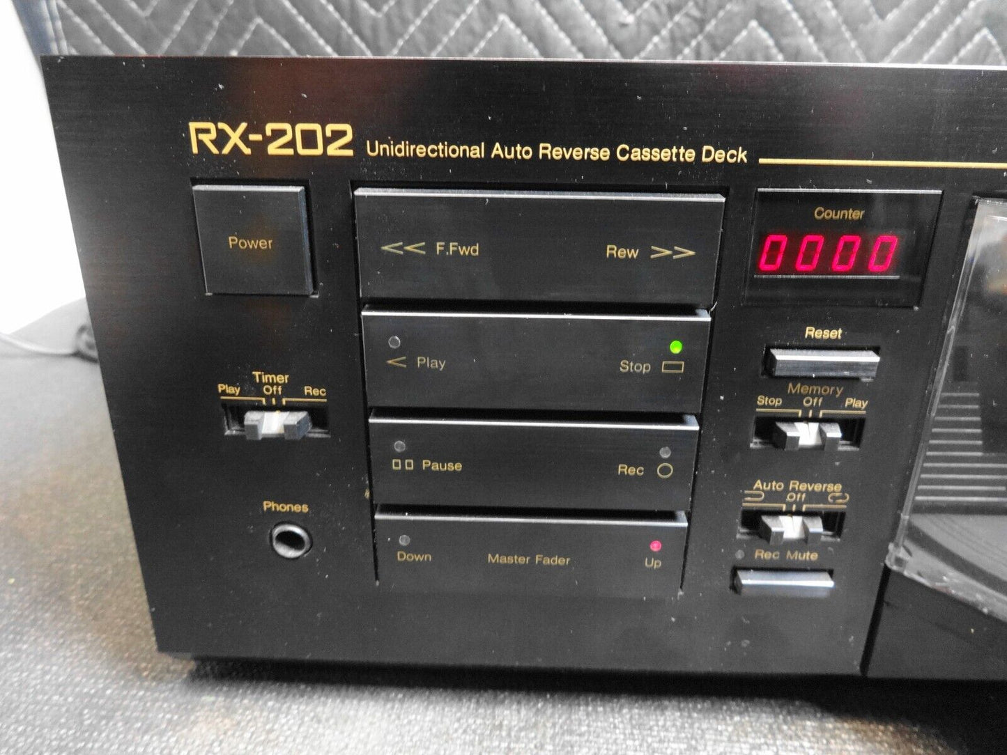 NAKAMICHI RX-202 Cassette Deck - *SERVICED* - New Belts & Idler Tire