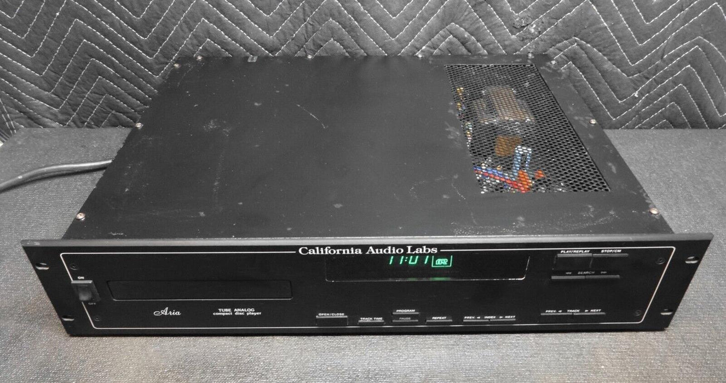 California Audio Labs Aria Tube Analog CD Player Audiophile Quality Bench Tested