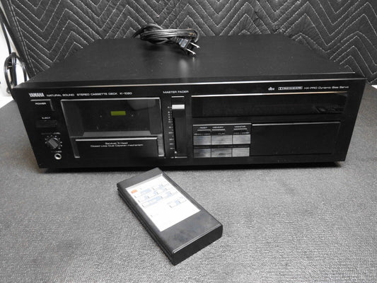 Yamaha K-1020 3-head cassette deck Dolby B/C and DBX - *SERVICED*