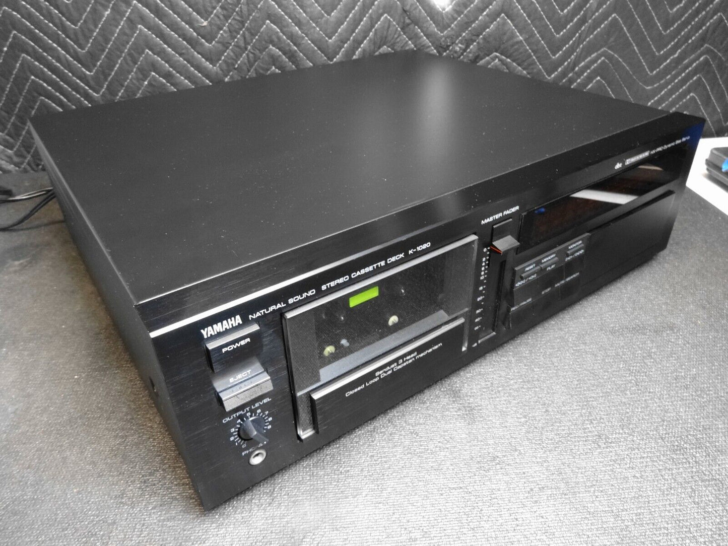 Yamaha K-1020 3-head cassette deck Dolby B/C and DBX - *SERVICED*