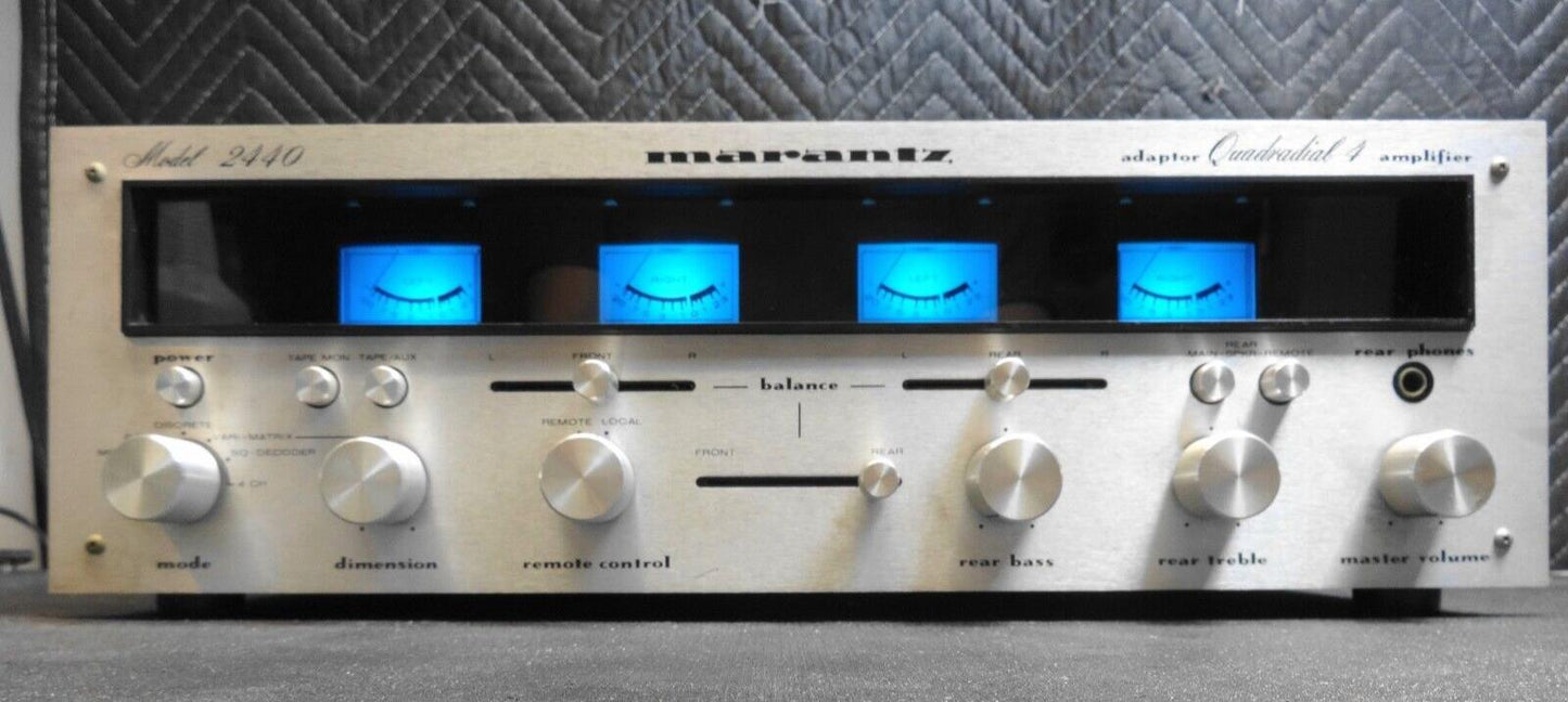 Vintage Marantz 2440 Integrated Stereo Quadradial 4 Adaptor Amp/ Pre