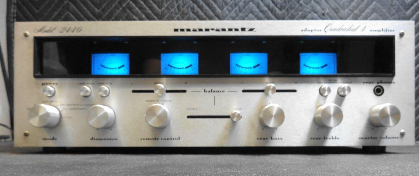 Vintage Marantz 2440 Integrated Stereo Quadradial 4 Adaptor Amp/ Pre