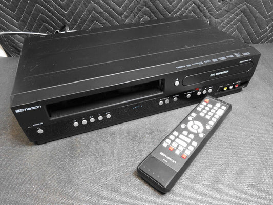 EMERSON ZV427EM5 VCR VHS DVD Dubbing Recorder Combo Player W/ Remote - *SERVICED