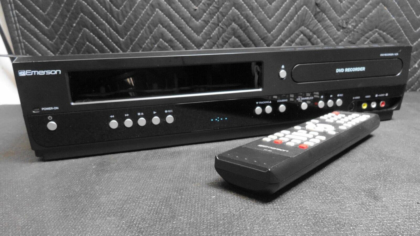 EMERSON ZV427EM5 VCR VHS DVD Dubbing Recorder Combo Player W/ Remote - *SERVICED