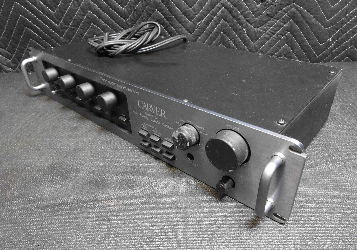 Carver Model C-1 Preamplifier High Fidelity Control Console  Preamp