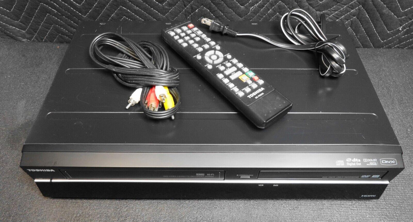 Toshiba DVR620KU DVD Recorder VCR Combo W/ REMOTE Dubbing Transfer VHS to DVD