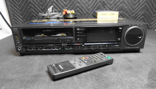 SONY SL-HF900 Betamax Video Tape Player/Recorder w/ Remote & Cables - *SERVICED*