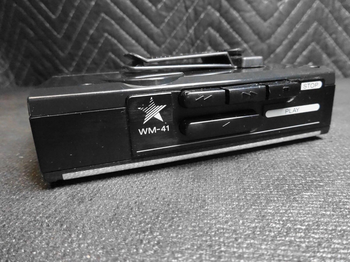 ⭐ Sony Walkman WM-41 AM/FM Cassette Player w/ Head Phones ~ New Drive Belts ~