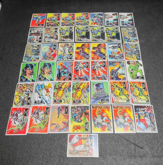 Lot of 43x - 1966 National Periodical Publications Inc Batman Trading Cards