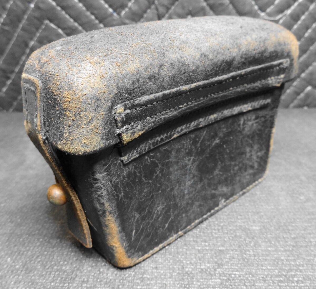 WW1 IMPERIAL GERMAN ARMY LEATHER  AMMO POUCH ORIGINAL MAUSER