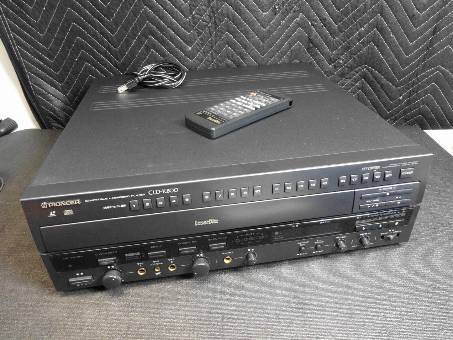 Pioneer CLD-K800 Laserdisc CD Player Karaoke w/ Remote - JAPAN 100V - SERVICED