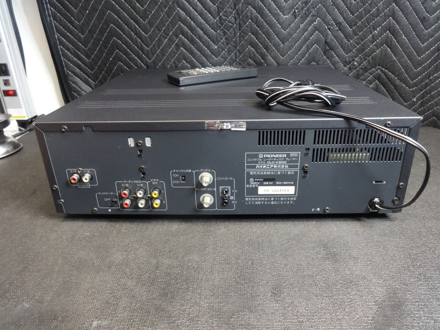 Pioneer CLD-K800 Laserdisc CD Player Karaoke w/ Remote - JAPAN 100V - SERVICED