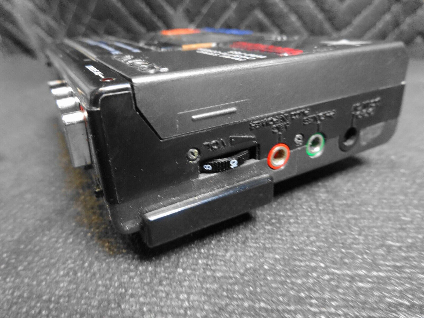 Sony Walkman WM-F65 Cassette Player With Belt Clip Made In Japan For Parts AS IS