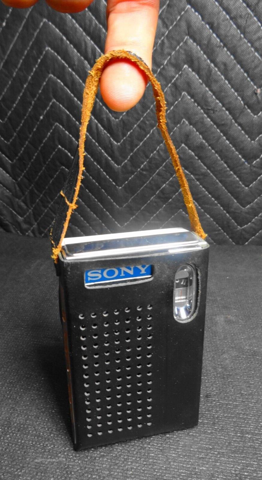 SONY Transistor Radio 2R-31 w/ Original Leather Case - Working