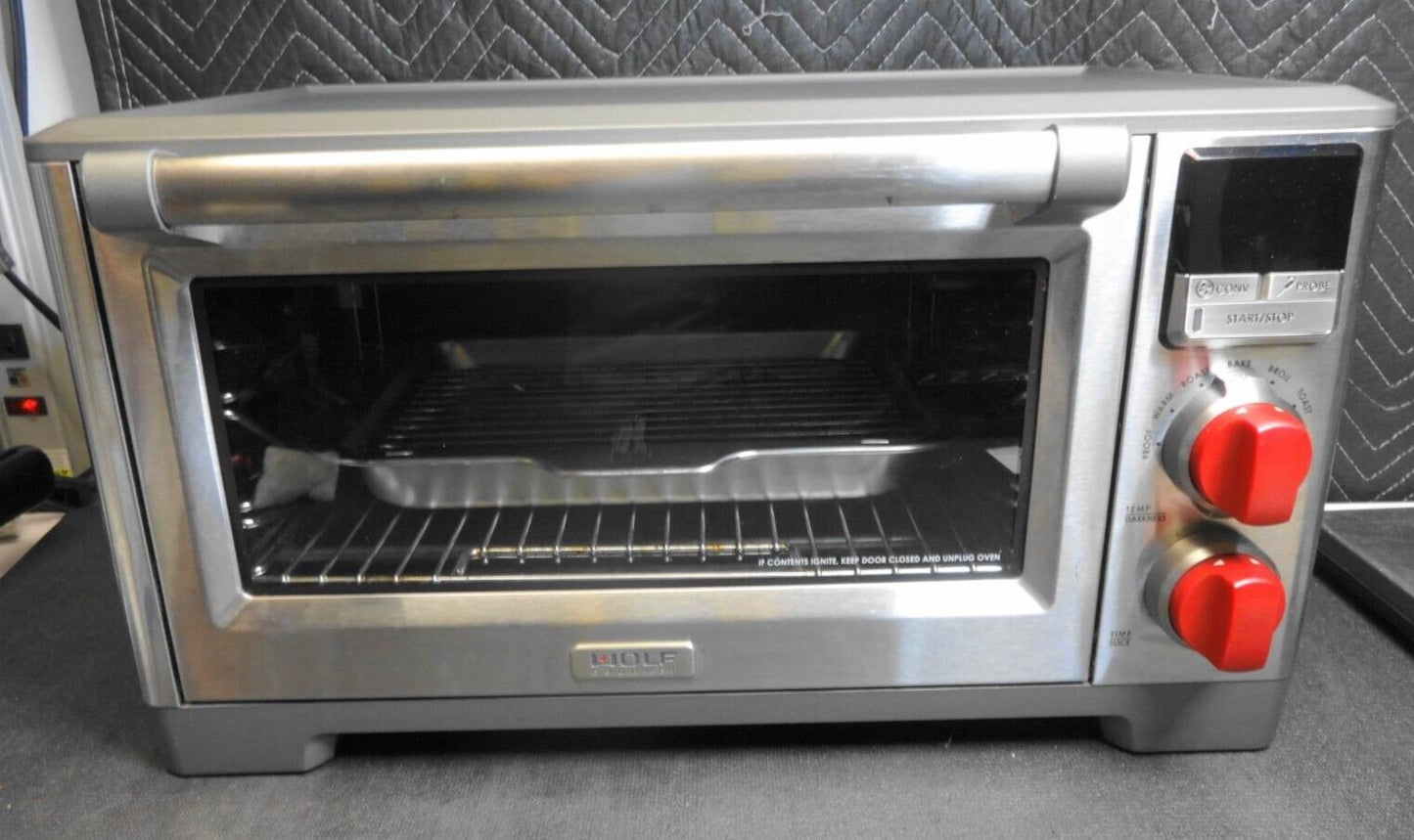 Wolf WGCO100S - Gourmet Elite Countertop Convection Oven Stainless Steel