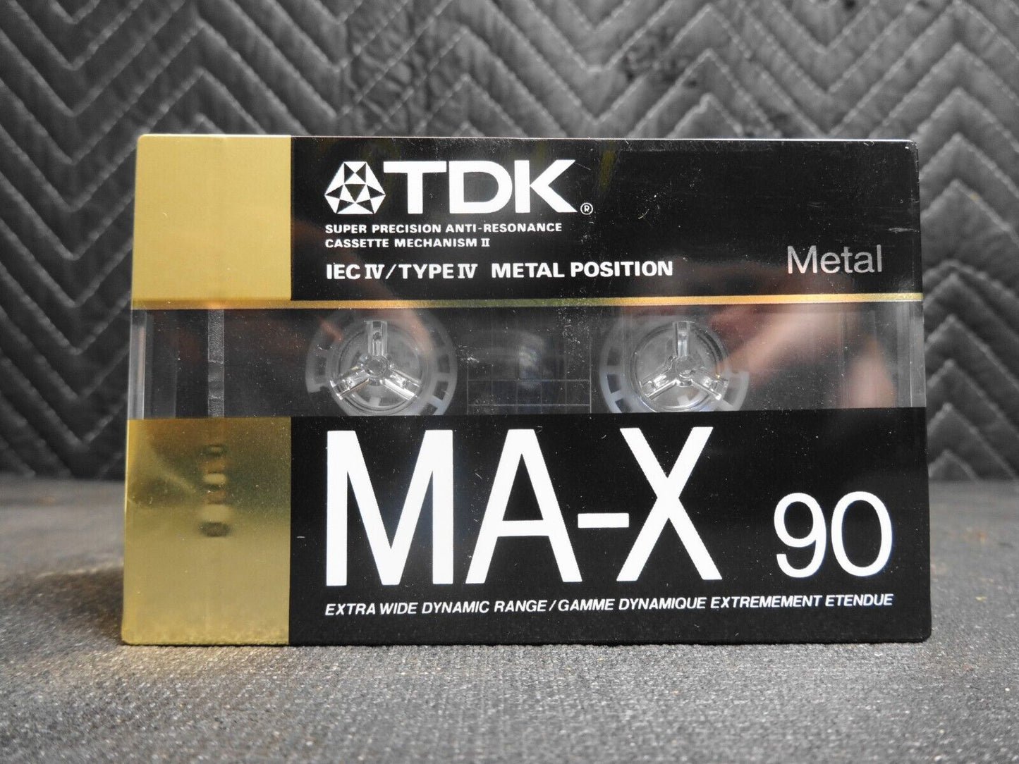 TDK MA-X 90 Minute Blank Cassette Tape IEC IV / TYPE IV Metal Position - NOS