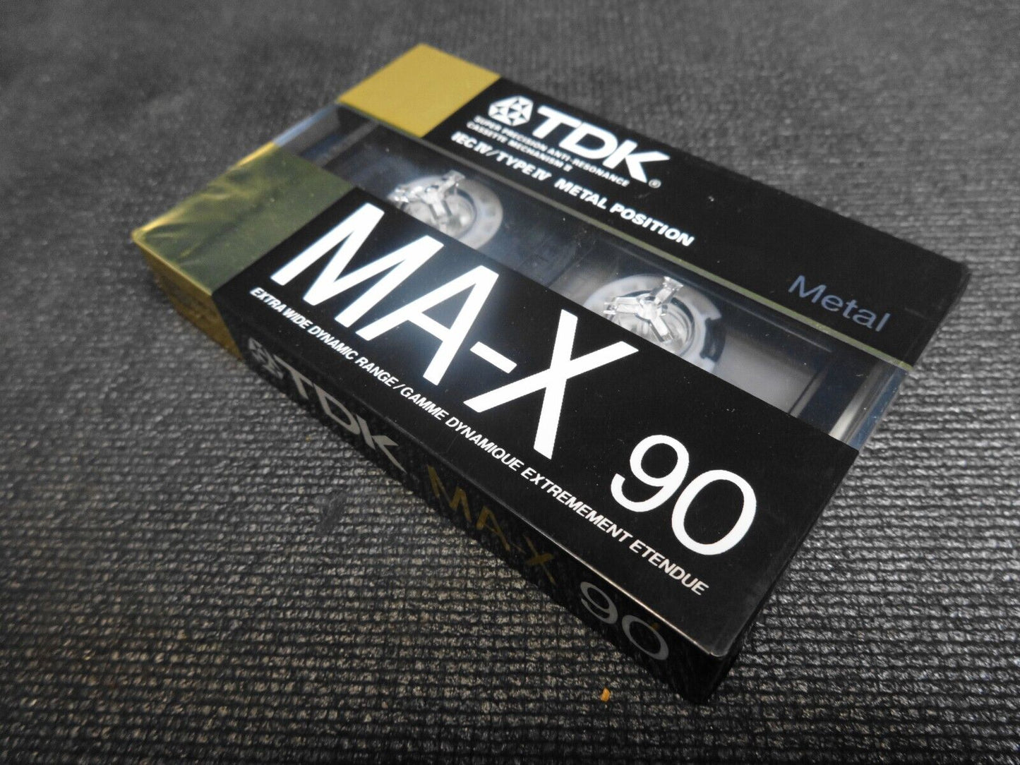 TDK MA-X 90 Minute Blank Cassette Tape IEC IV / TYPE IV Metal Position - NOS