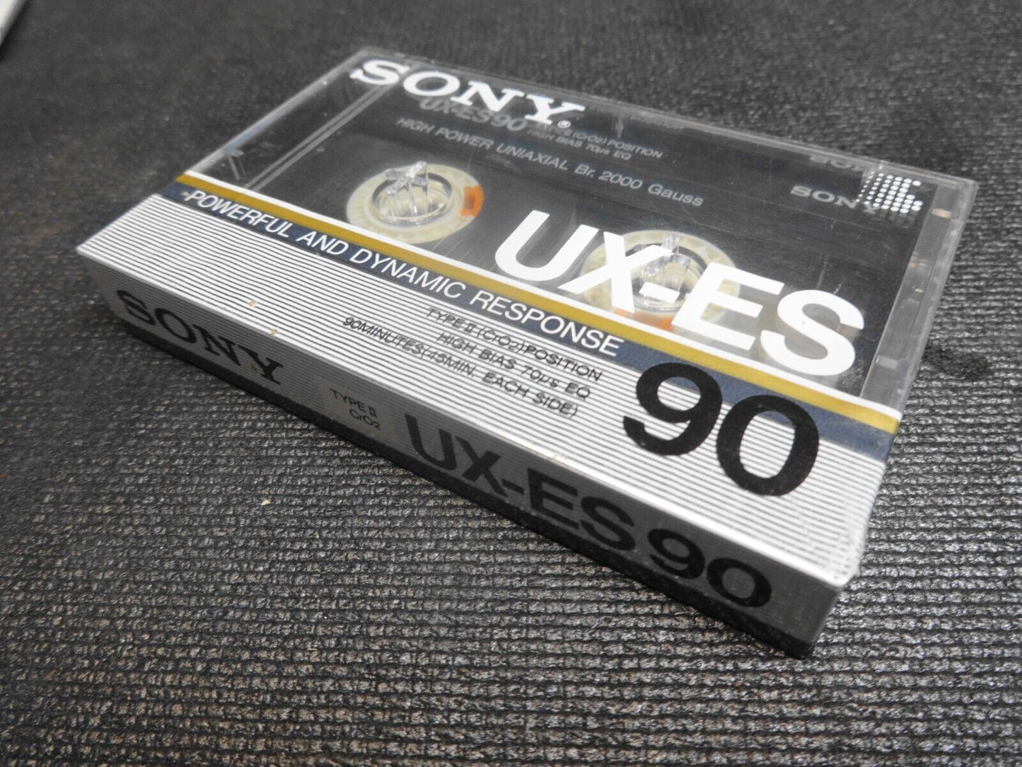 SONY UX-ES 90 audio cassette blank tape sealed Made in Japan Type II