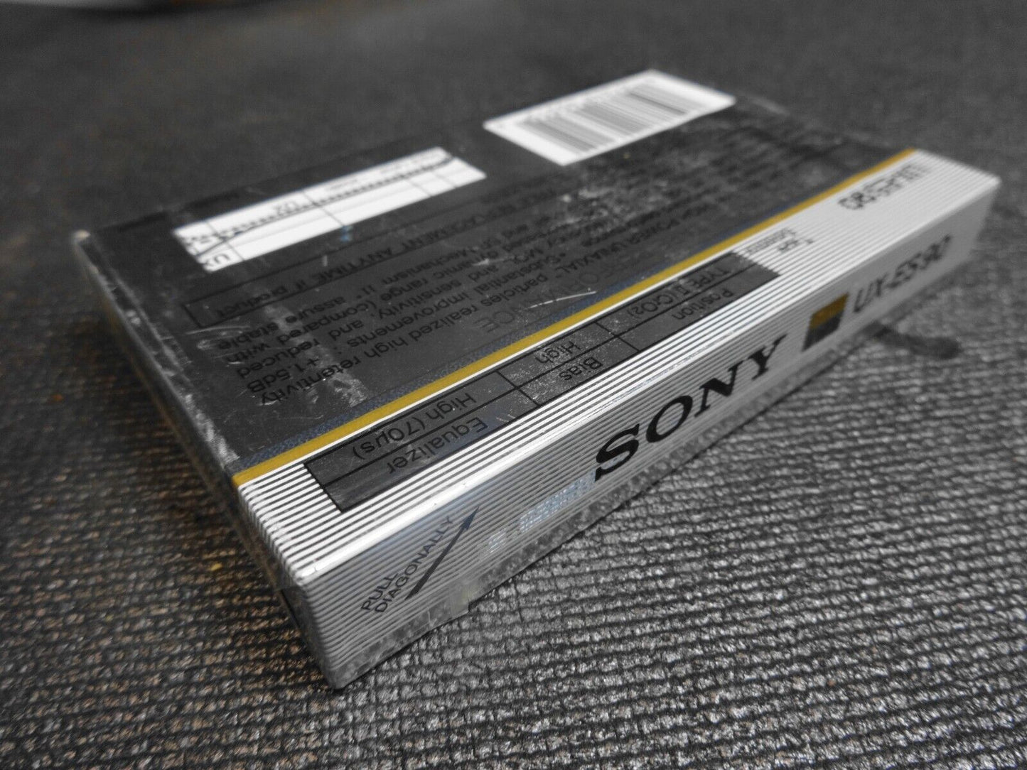 SONY UX-ES 90 audio cassette blank tape sealed Made in Japan Type II