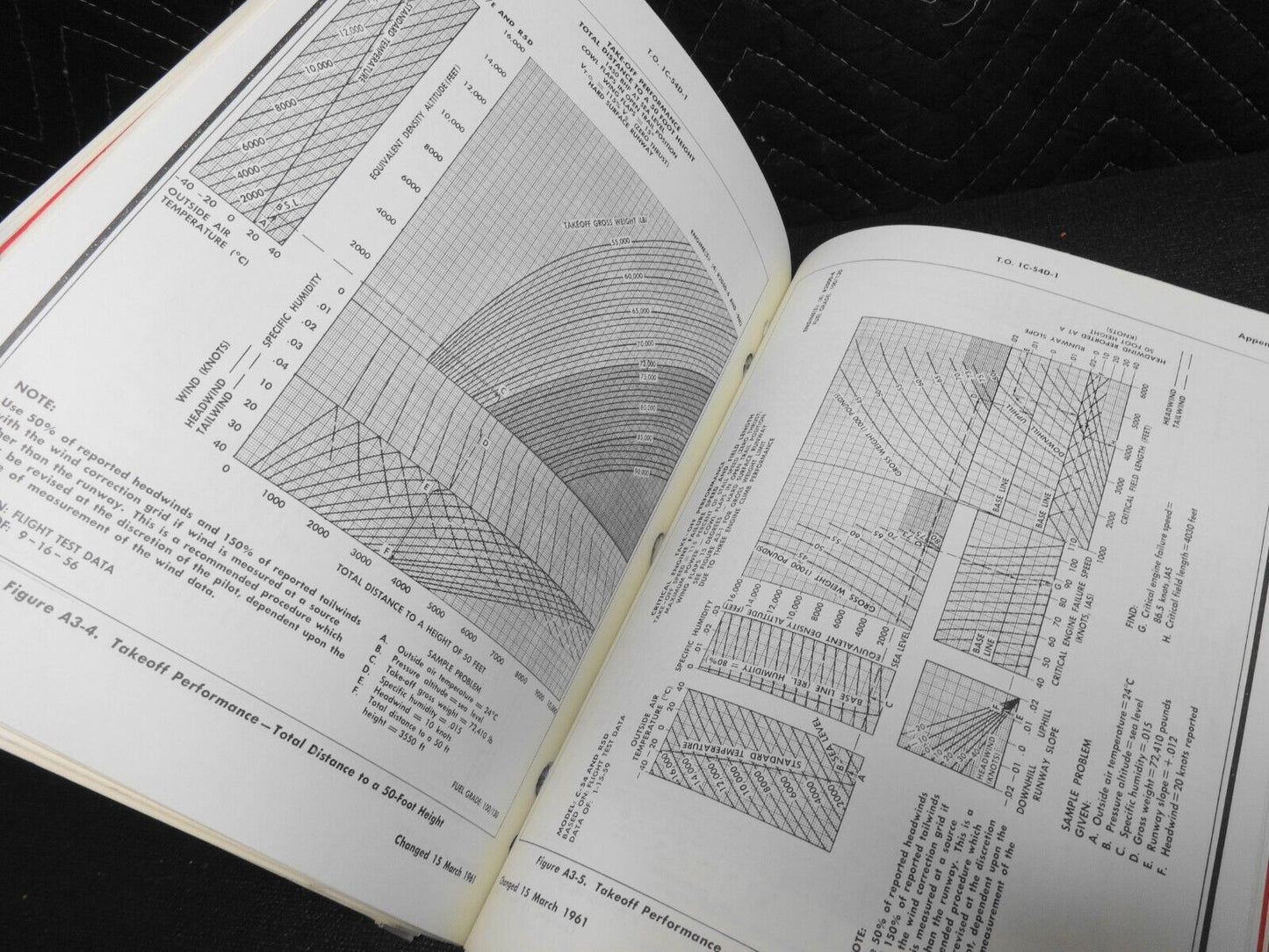 Douglas C-54 R5D Navy Model DC-4 Original 1959 Complete Aircraft Flight Manual