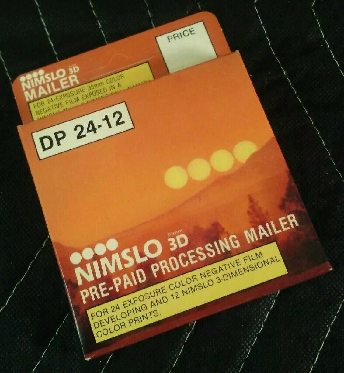 Nimslo 3D Pre-Paid Processing Mailer