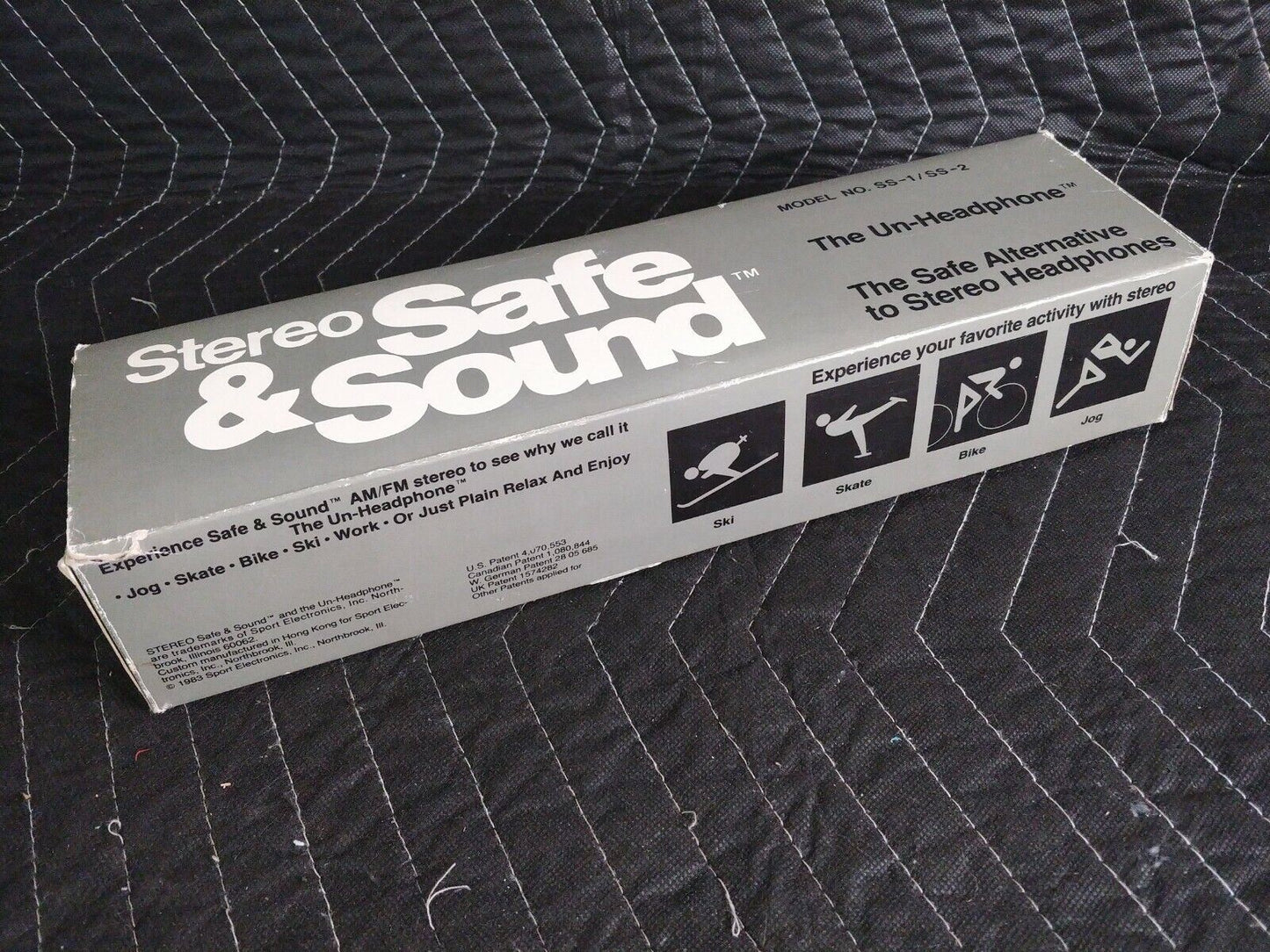 Vintage Stereo Safe & Sound SS-1/SS-2 - Around the neck Un-Headphone - NOS NEW