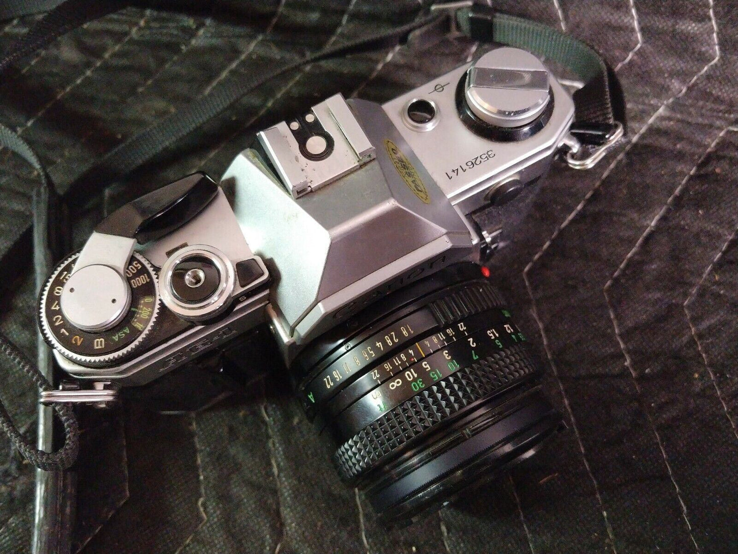 Canon AE-1 Classic 35mm Film Camera FD f/ 1.8 50mm Lens SLR Silver JAPAN