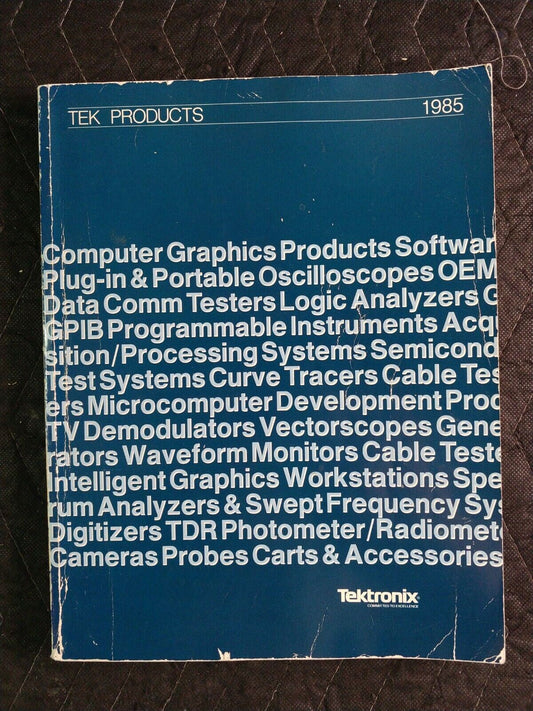 1984 Tektronix Catalog Computer Graphics Products Test Equipment Instruments