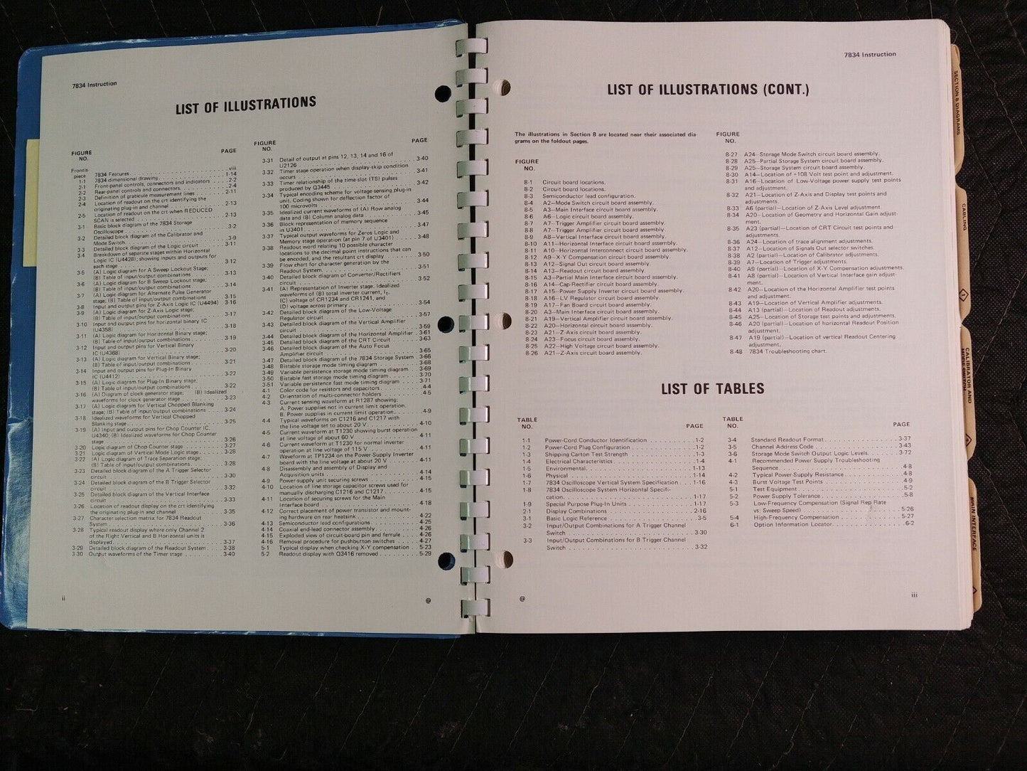 Tektronix 7834  Storage Oscilloscope with Options Instruction Manual