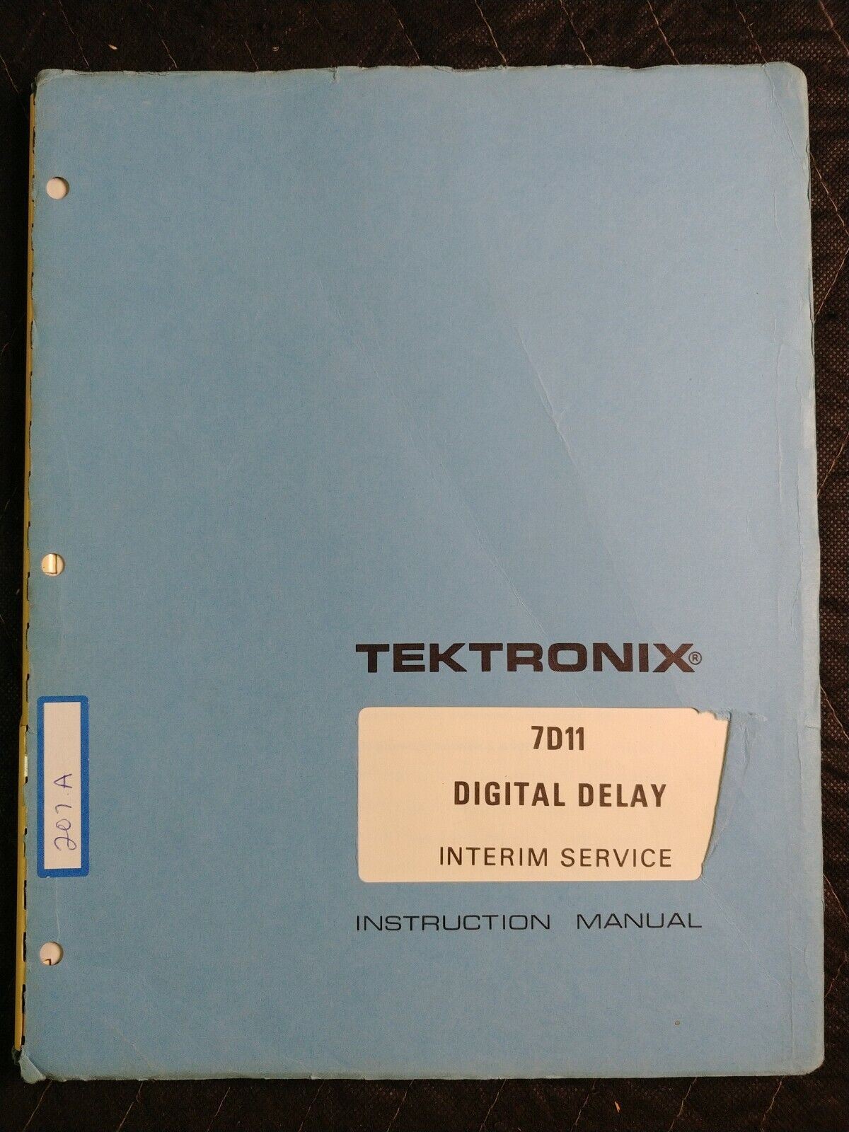 Original Tektronix 7D11 Digital Delay Operator's Manual 070-1329-00