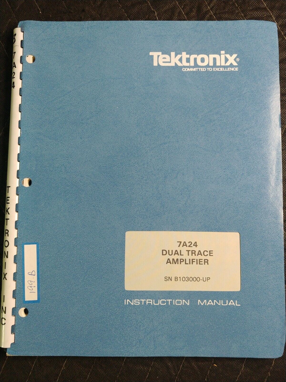 Used Tektronix 7A24 Dual Trace Amplifier Manual