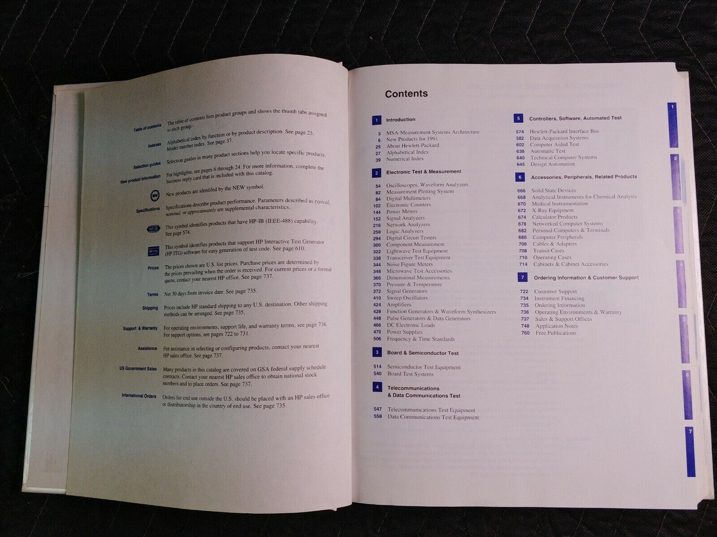 HP Hewlett Packard 1991 Test and Measurement Catalog