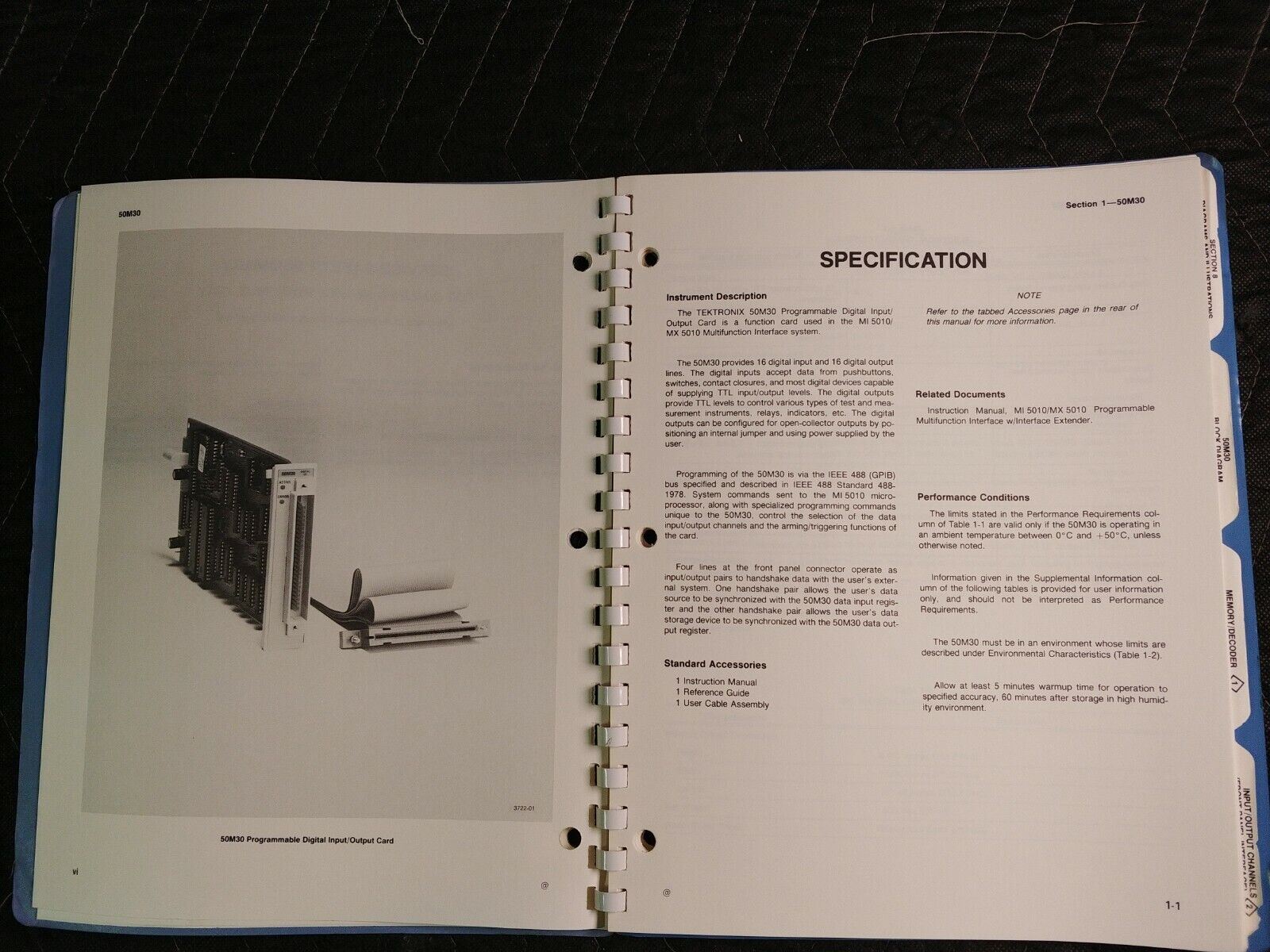 50M30 PROGRAMMABLE DIGITAL INPUT/OUTPUT CARD instruction manual – ineedths