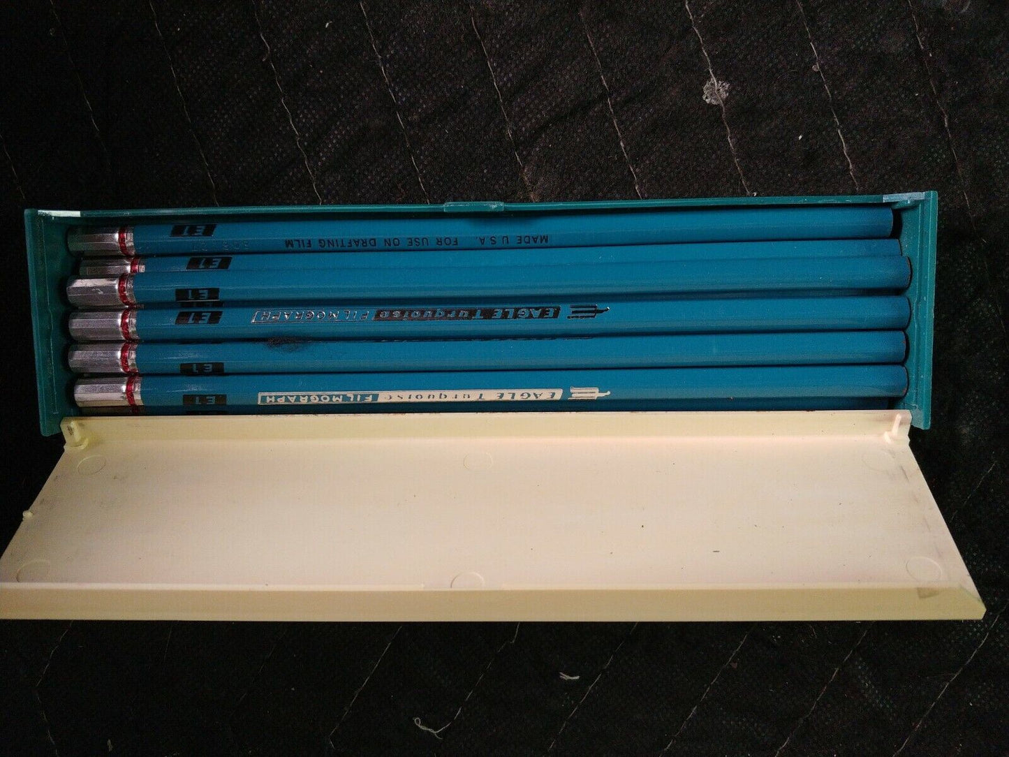 LOT OF (10) NOS EAGLE TURQUOISE DRAFTING FILM DRAWING PENCILS E1