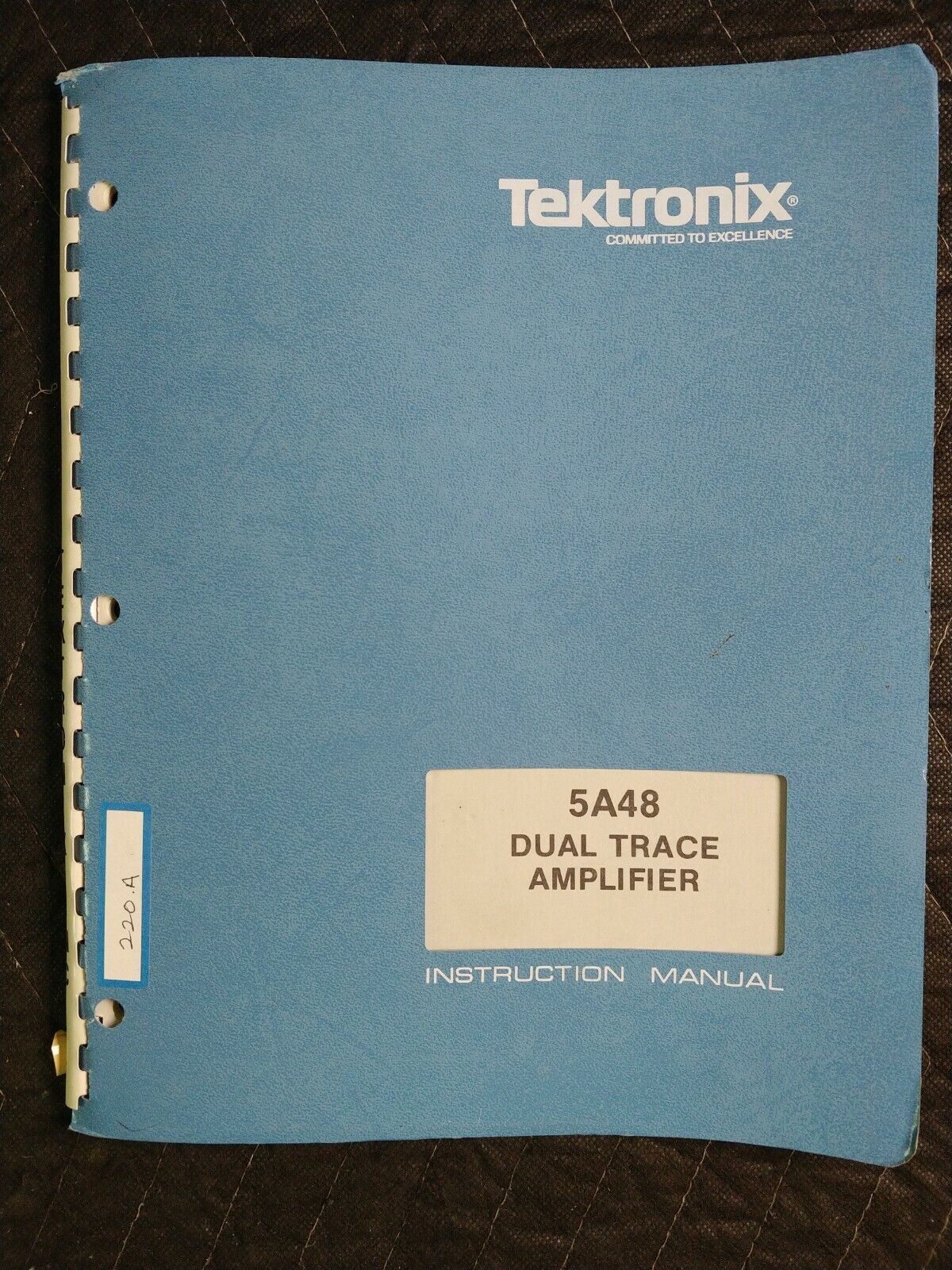 Tektronix 5A48 Dual Trace Amplifier Instruction Manual
