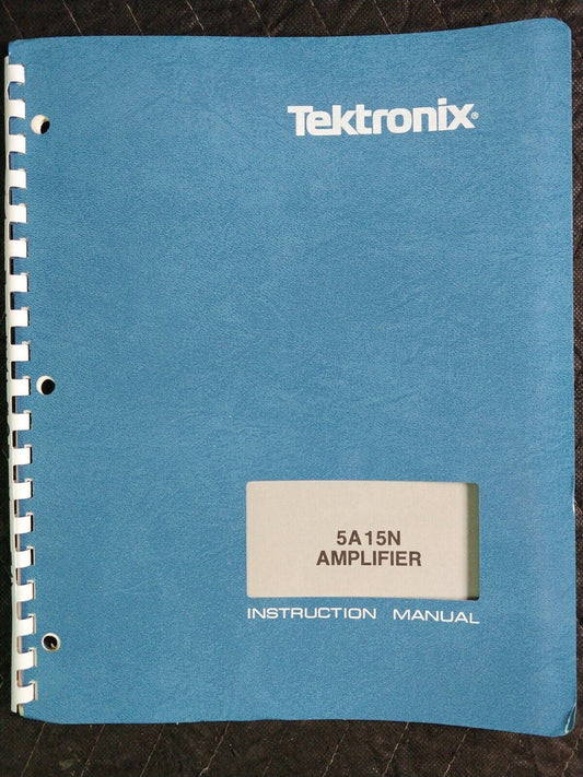 Tektronix 5A15N Instruction Manual