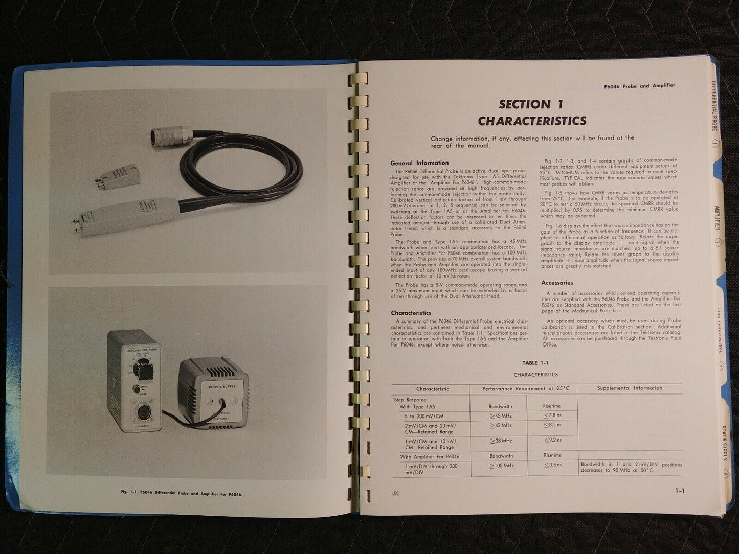 Tektronix 070-0756-00 P6046 Probe and Amplifier Instruction Manual