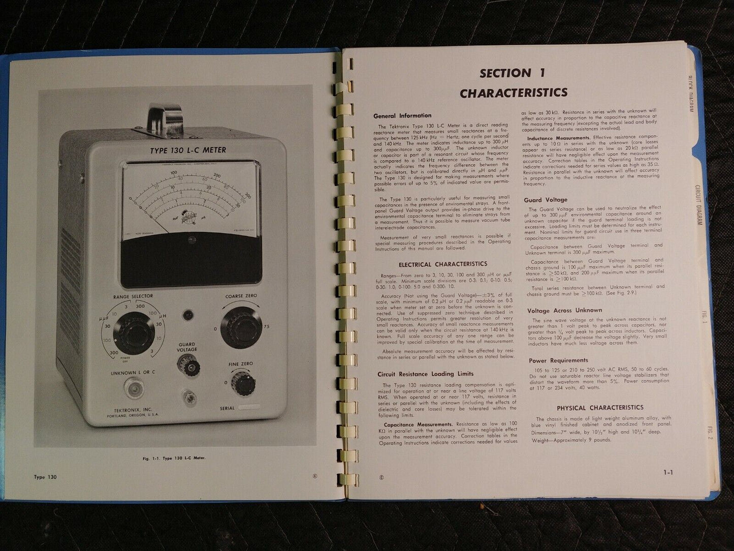 Tektronix  L C Meter Type 130 Instruction Manual