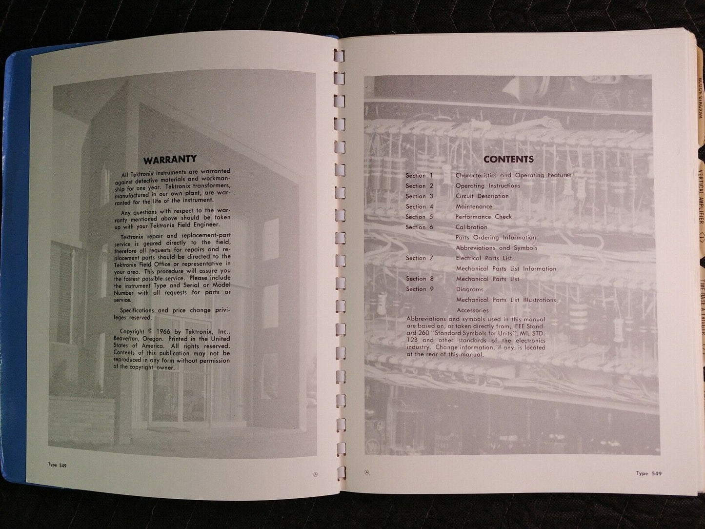 Tektronix Type 549 Storage Oscilloscope Instruction Manual