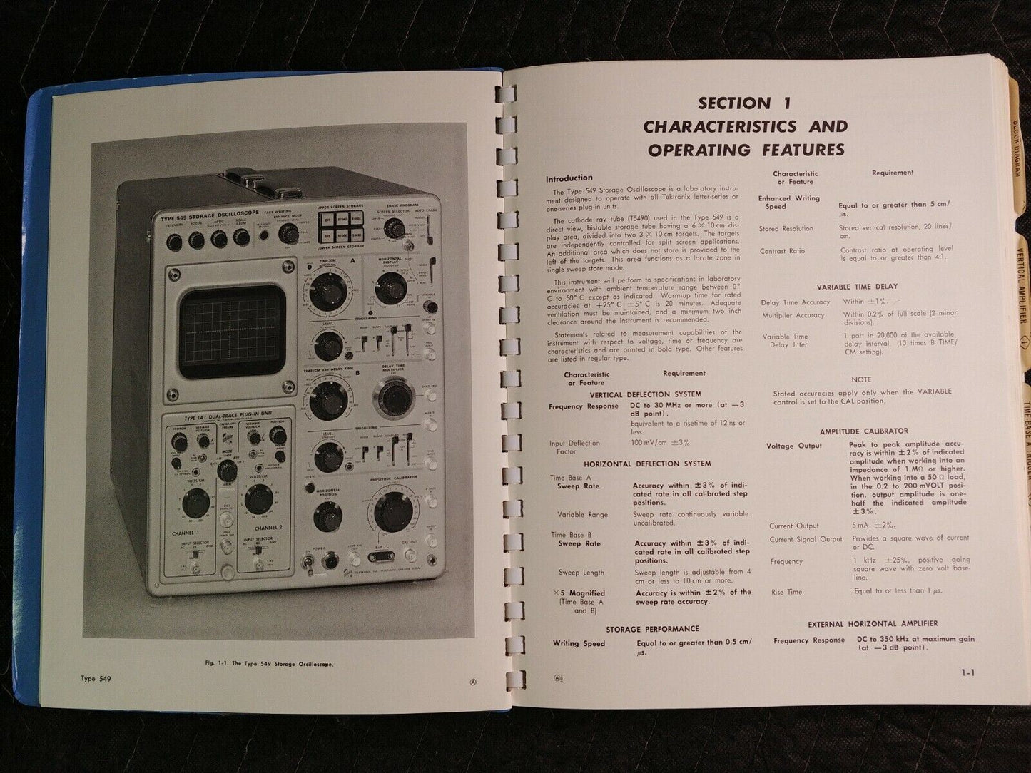 Tektronix Type 549 Storage Oscilloscope Instruction Manual