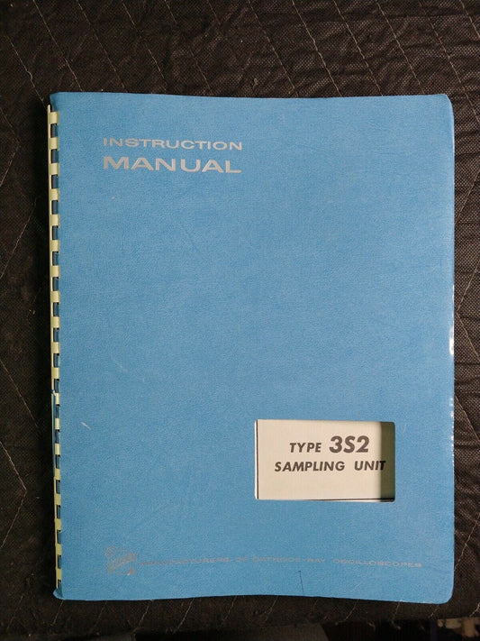 Tektronix Type 3S2 Sampling Unit Instruction Manual