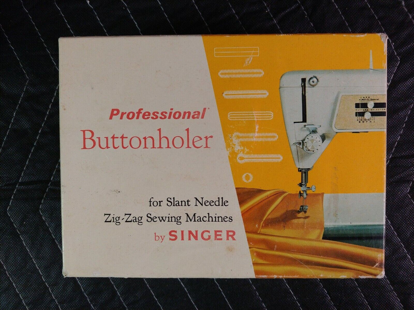 Vintage Singer Professional Buttonholer for Slant Needle Zig Zag Sewing Machine