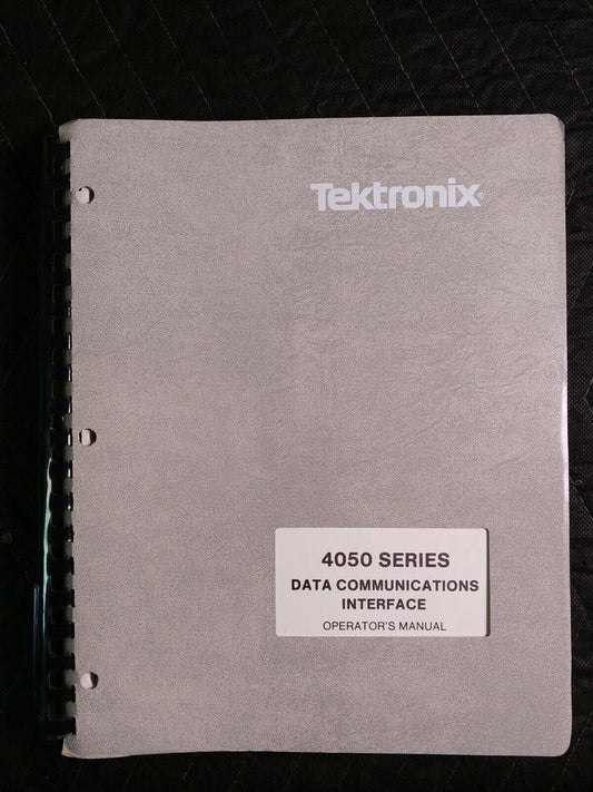 TEKTRONIX 4050 SERIES DATA COMMUNICATIONS INTERFACE CONDITION IS USED