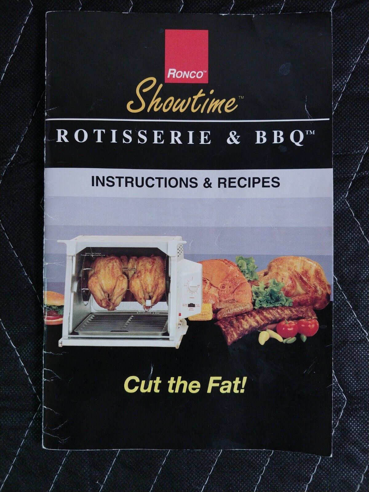 Ronco Showtime Rotisserie & BBQ Oven Roaster Model 4000T White