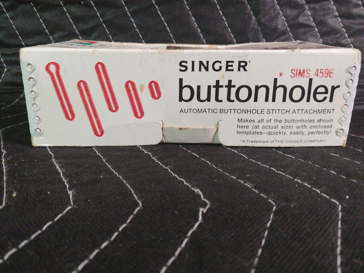 Singer Zigzagger, Buttonholer, Automatic Buttonhole Stitch Attachment