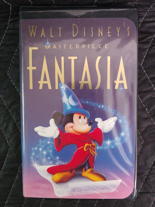 Fantasia VHS First Edition Walt Disney Masterpiece 1132 Like New