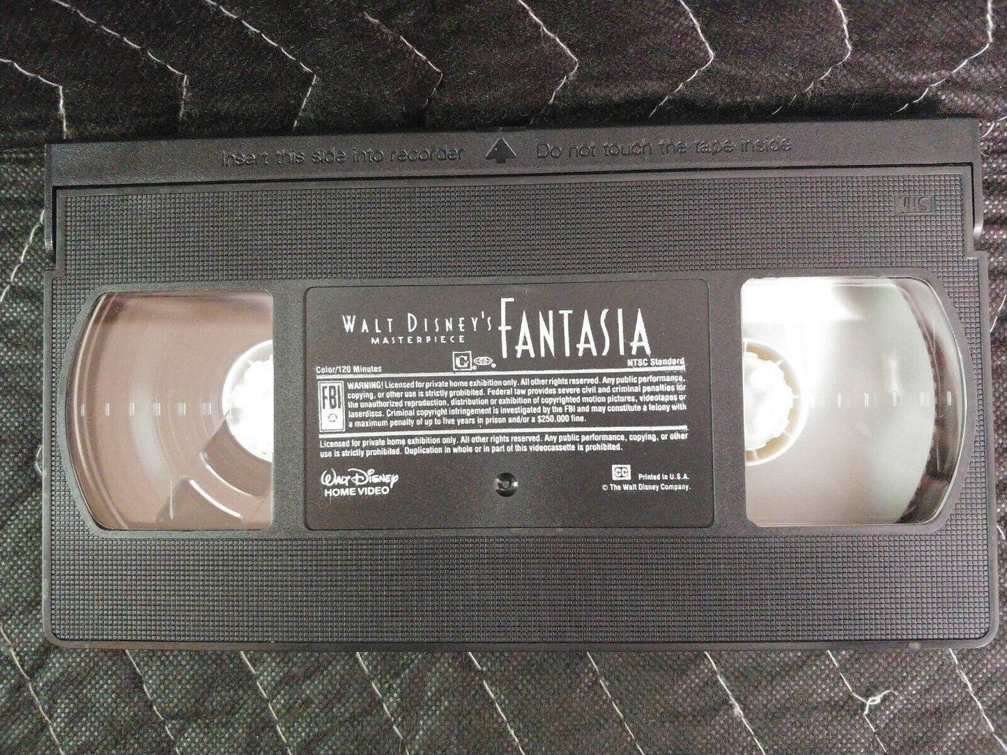 Fantasia VHS First Edition Walt Disney Masterpiece 1132 Like New