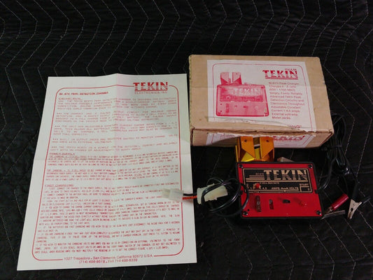 Tekin BC 870 Peak Detection Charger With Vintage Tekin Stickers