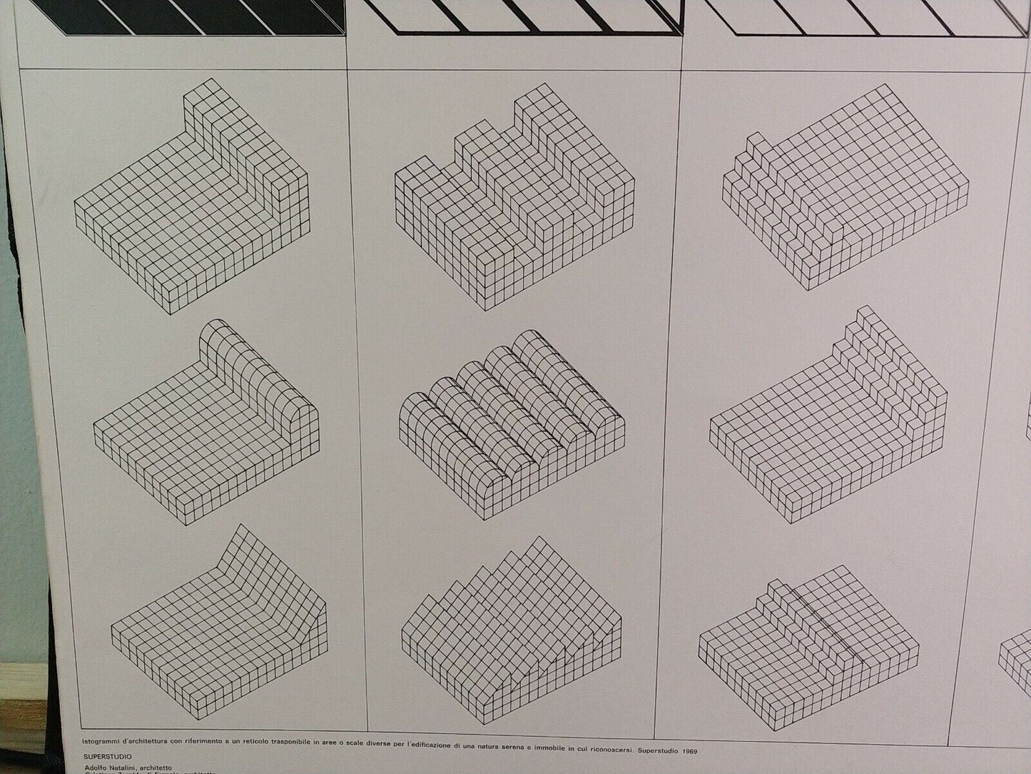 Superstudio - Catalogo degli Istogrammi d'Architettura 1969 - Signed Stamped Num