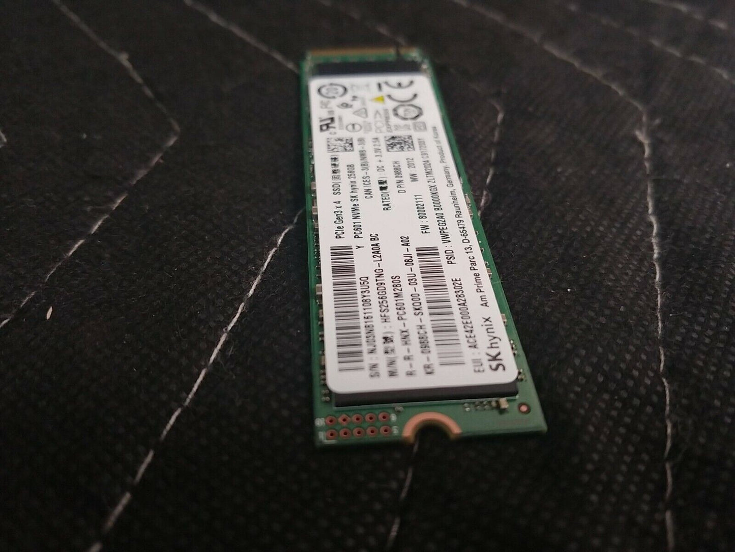 SK Hynix 256GB SSD NVMe PC601 80mm PCIe Gen3 x 4 HFS256GD9TNG-L2A0A NOS